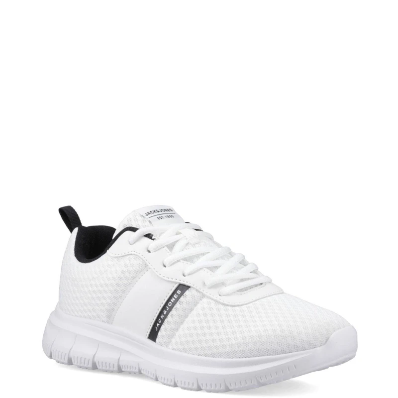 Image of Jack and Jones Taylor Mesh Trainer White male 12 (46)