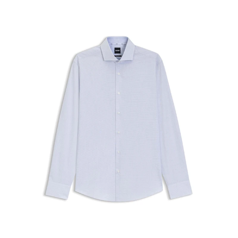 Image of Boss H-Joe-Spread-C1-222 Regular Fit Shirt White male 16