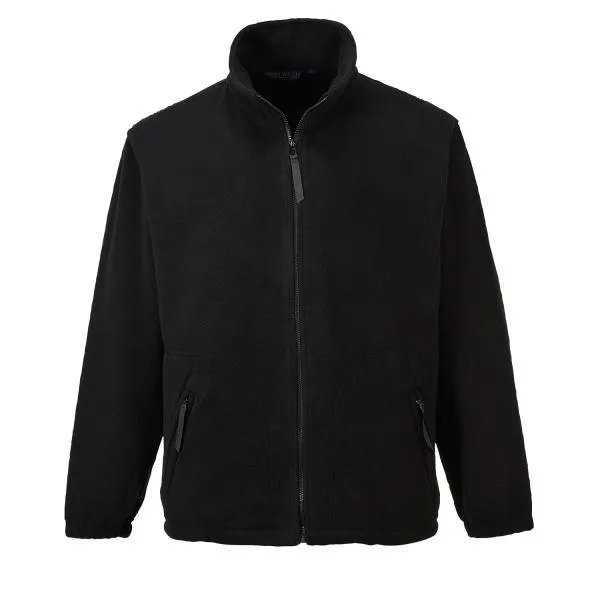 Image of Portwest Mens Argyll Fleece F400BKR7XL Colour: Black