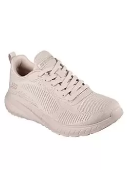 Image of Skechers Bobs Squad Chaos Trainers, Nude, Size 8, Women