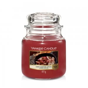 Image of Yankee Candle Crisp Campfire Apple Scented Candle 411g