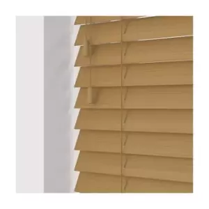 Image of 60cm Sahara Oak Faux Wood Venetian Blind With Strings (50mm Slats) Blind With Strings (50mm Slats)