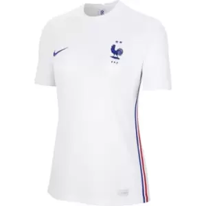 Image of Nike France Away Shirt 2020 Ladies - White