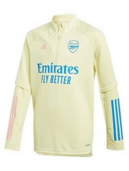 Image of Adidas Youth Arsenal 20/21 Warm Up Top - Yellow