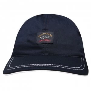 Image of Paul And Shark Basic Badge Baseball Cap - Navy