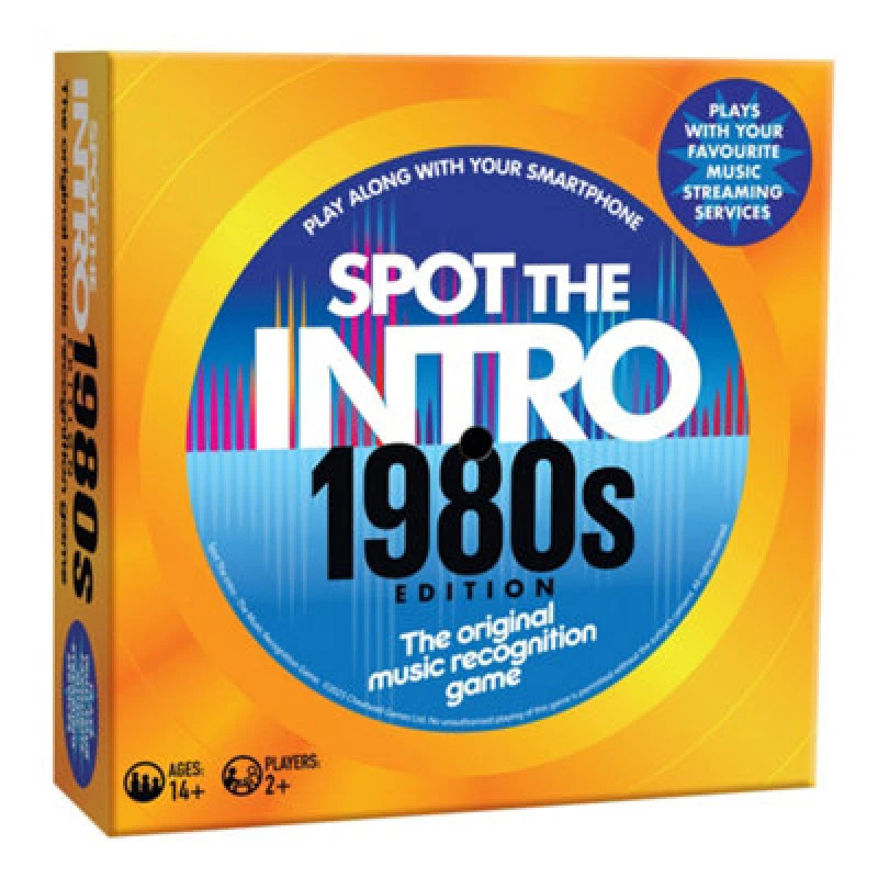 Image of Cheatwell Games Cheatwell Spot The Intro 80S Edition - Family Party Music Game