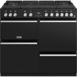 Image of Stoves Precision DX S1000GTG 100cm Dual Fuel Range Cooker - Black - A/A/A Rated