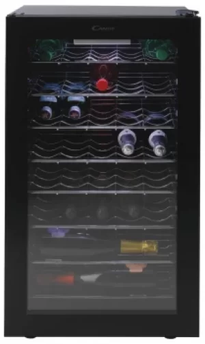Image of Candy CWC150 40 Bottles Freestanding Wine Cooler Fridge