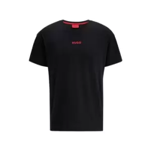Image of Hugo Linked T-Shirt 10241810 01 - Black