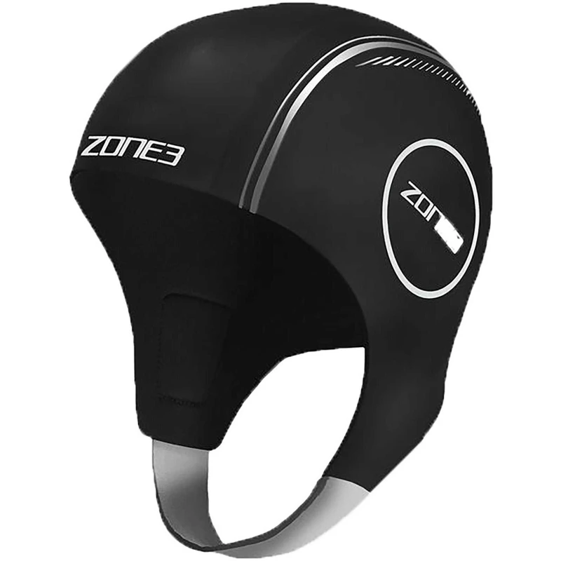 Image of Neoprene Swim Cap Adults - Black S