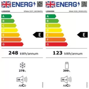 Image of Liebherr XRFSF5220 548L American Fridge Freezer
