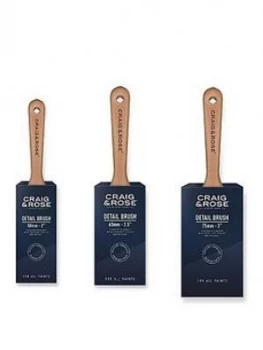 Image of Craig & Rose Detail Brush - 2 Inch/50Mm, 2.5Inch/63Mm Or 3 Inch/75Mm