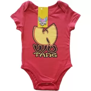 Image of Wu-Tang Clan - Wu-Tang Kids 24 Months Baby Grow - Red