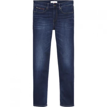 Image of Tommy Jeans Straight Ryan Mens Jeans - Aspen Dark Blue