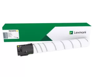 Image of Lexmark 76C00Y0 Yellow Laser Toner Ink Cartridge