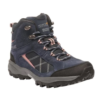 Image of Regatta Lady Clydebank Walking Boots - Navy/AshRose