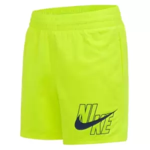 Image of Nike 4 Volley Swim Shorts Junior Boys - Yellow