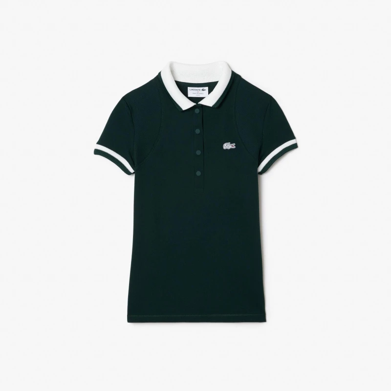 Image of Lacoste Lacoste Sht Sleeved Sinople/Flour female 6 (34)