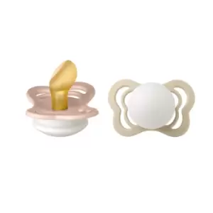 Image of BIBS Couture 2 Pack Latex Size 1 Blush Glow/Vanilla Glow 2 pcs