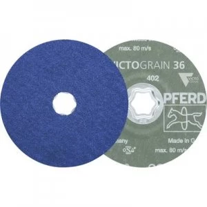 Image of PFERD 64111536 HORSE COMBIKLICK fiber grinder 115mm VICTROGRAIN-COOL 36 Diameter 115 mm