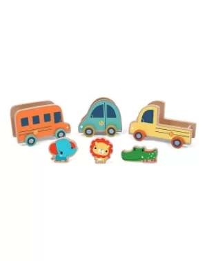Image of Fisher Price Wooden My 1st Vehicles