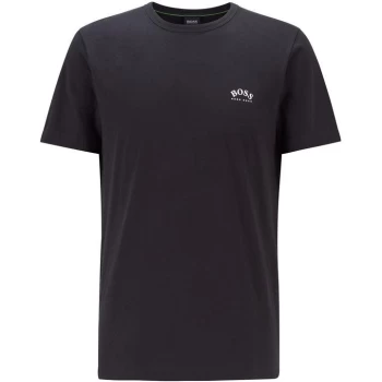 Image of Hugo Boss Athleisure Curved Logo T-Shirt Black Size M Men