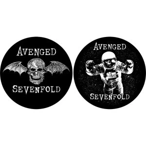Image of Avenged Sevenfold - Death Bat / Astronaut Turntable Slipmat Set