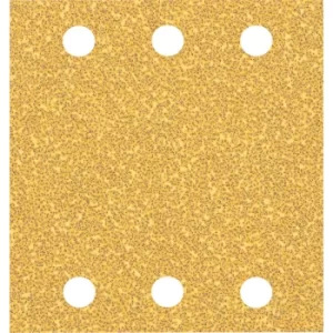Image of Bosch Expert C470 Punched Hook and Look Sanding Sheets 115mm x 107mm 40g Pack of 10