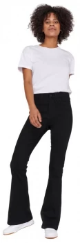 Image of Noisy May Sallie High Waist Flare Jeans Jeans black