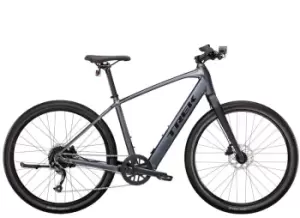 Image of 2023 Trek Dual Sport+ 2 Electric Hybrid Bike in Galactic Grey