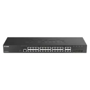Image of D-Link DGS-2000-28 network switch Managed L2/L3 Gigabit Ethernet (10/100/1000) 1U Black