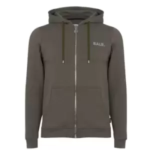 Image of BALR Q Series Zip Hoodie - Grey