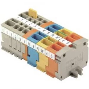 Image of Weidmueller 1704380000 ZDUB 2.5 22ANDM GE 05 4 mm2 Green yellow