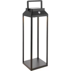 Image of Endon Collection Lighting - Endon Linterna Modern Touch Dimmable Solar Powered LED Tall Table Lamp, PIR Motion & Day Night Sensors, Warm White, IP44