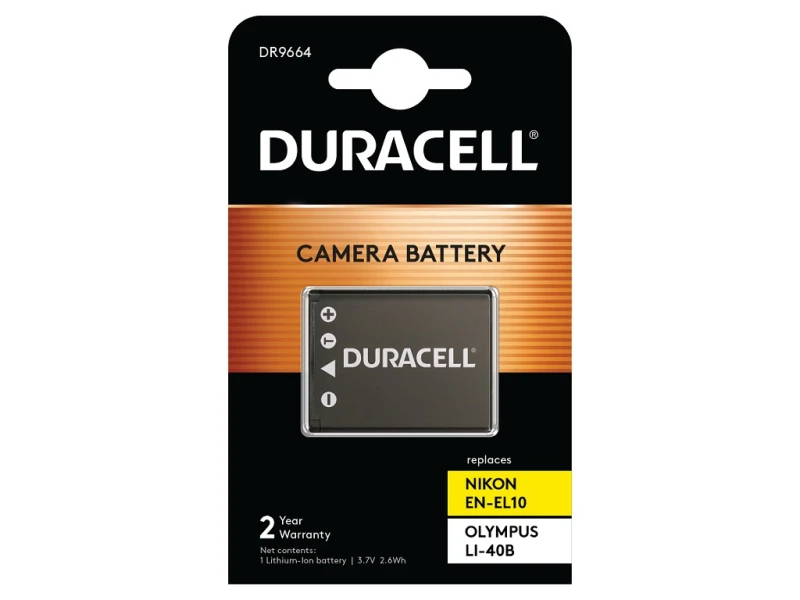 Image of Duracell Digital Camera Battery 3.7v 630mAh