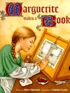 Image of marguerite makes a book