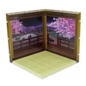 Image of Dioramansion 150 Decorative Parts for Nendoroid and Figma Figures Cherry Blossoms at Night