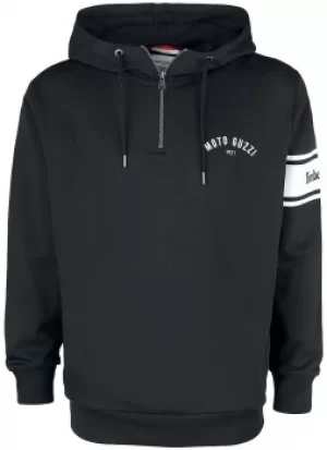 Image of Timberland Moto Guzzi 1/2 Zip Hoodie Hooded sweater black