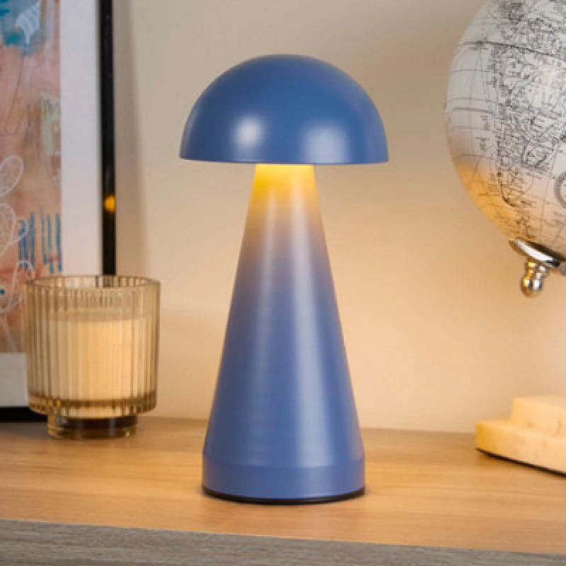Image of SO'HOME Rechargeable Dome Table Lamp Midnight Blue ONE SIZE