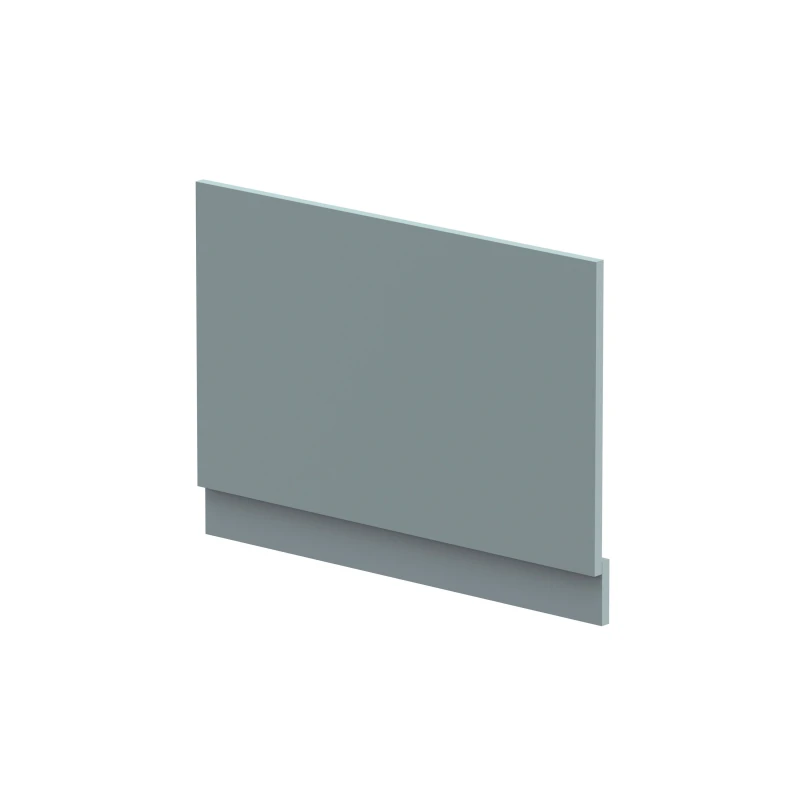 Image of Balterley Edge/Power Straight End Bath Panel & Plinth, 800mm - Matt Coastal Grey Grey unisex