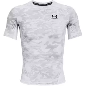 Image of Under Armour Heatgear Armour Base Layer Top Mens - White