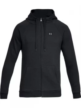 Image of Urban Armor Gear Mens Rival Fleece Full Zip Hoodie Black