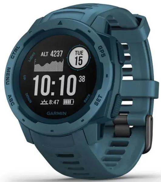 Image of Garmin Watch Instinct GPS Lakeside Blue D - Black GMN-198