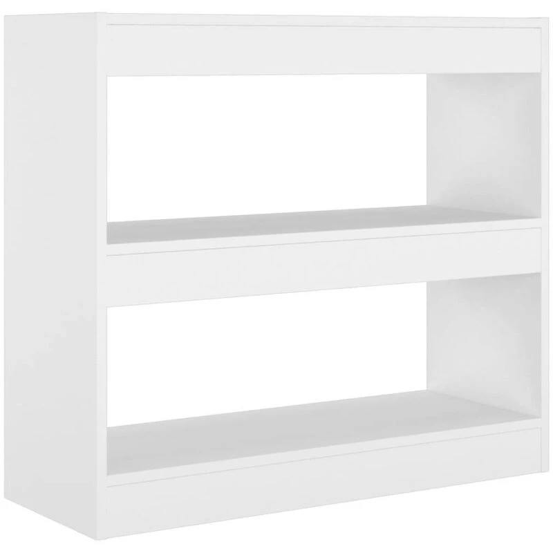 Image of VIDAXL Book Cabinet/Room Divider White 80x30x72cm Vidaxl 8720286843413