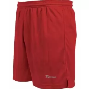 Image of Precision Unisex Adult Madrid Shorts (M-L) (Red)