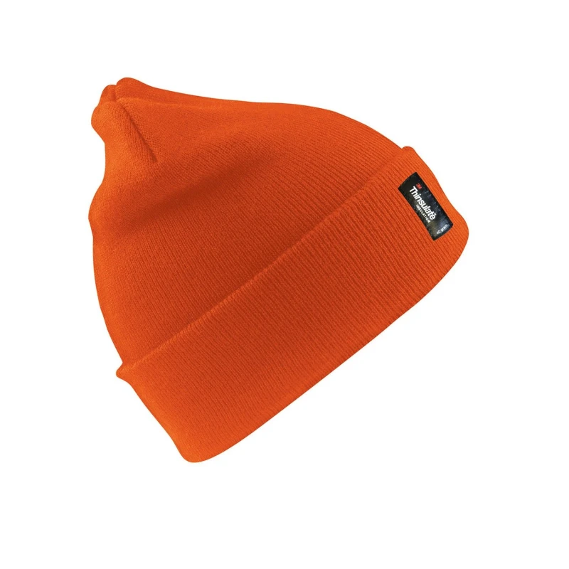 Image of Result Result Men Thinsulate Heavyweight Hat in Orange Orange One Size Male 5063527160485