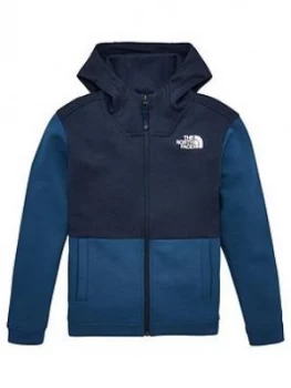 Image of The North Face Boys Slacker Full Zip Hoodie - Blue