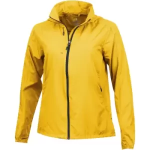 Image of Elevate Womens/Ladies Flint Lightweight Jacket (L) (Yellow)