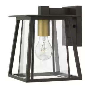 Image of Outdoor IP44 Wall Light Buckeye Bronze LED E27 100W d01505