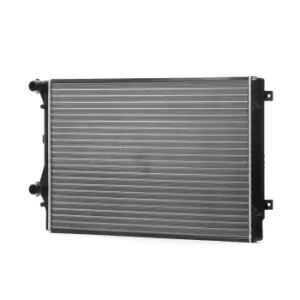 Image of RIDEX Engine radiator Aluminium 470R0623 Radiator, engine cooling,Radiator VW,AUDI,SKODA,Golf V Schragheck (1K1),TOURAN (1T1, 1T2)